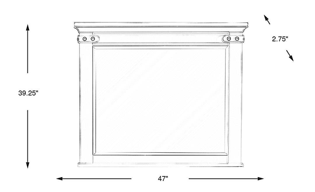 Fairhaven White Mirror
