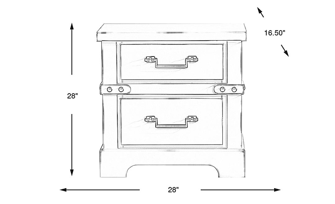 Fairhaven White Nightstand
