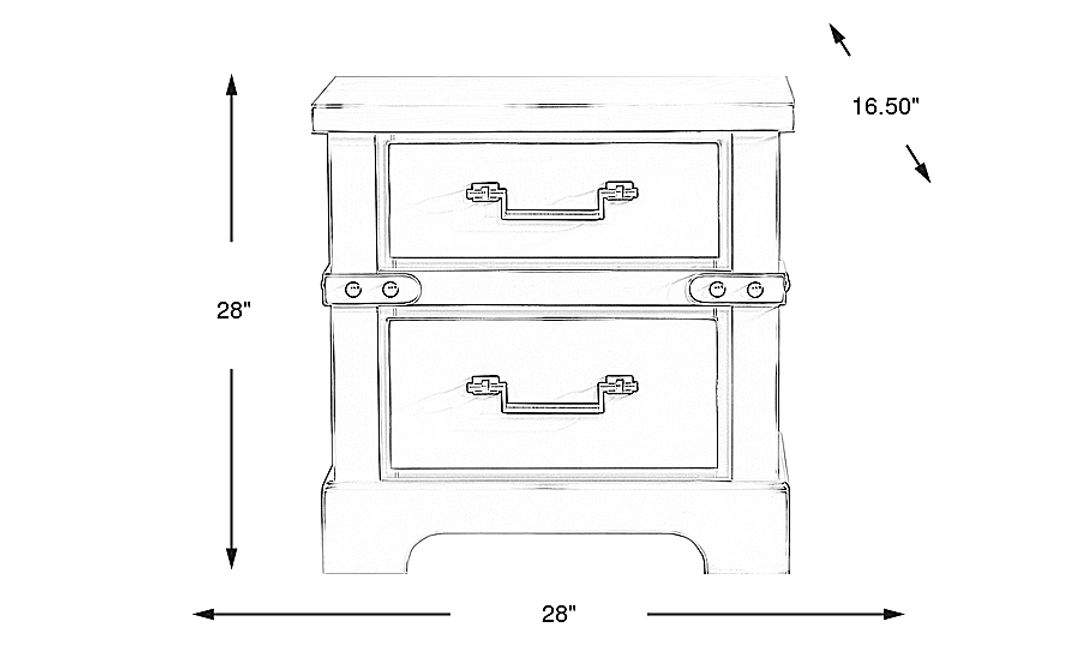 Fairhaven White Nightstand
