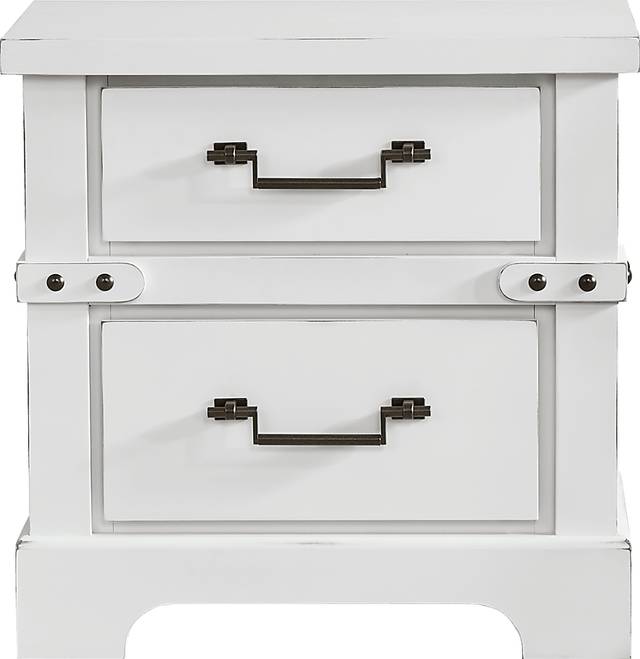 Fairhaven White 5 Pc Queen Panel Bedroom - Thumbnail - Image 6