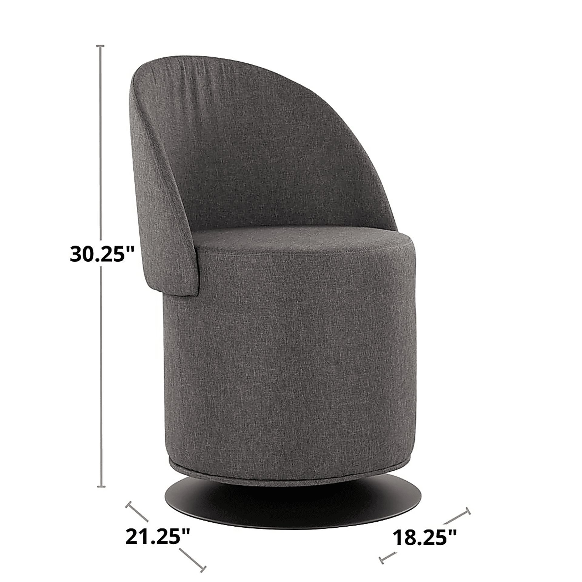 Fairington Charcoal Swivel Accent Chair - Image 14