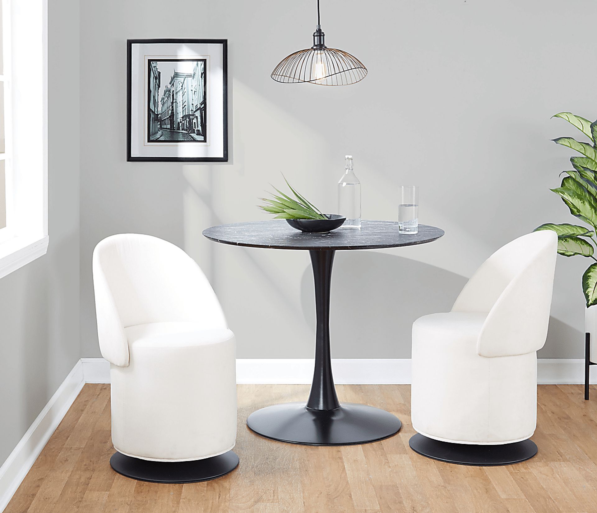 Fairington Cream Swivel Accent Chair - Image 11