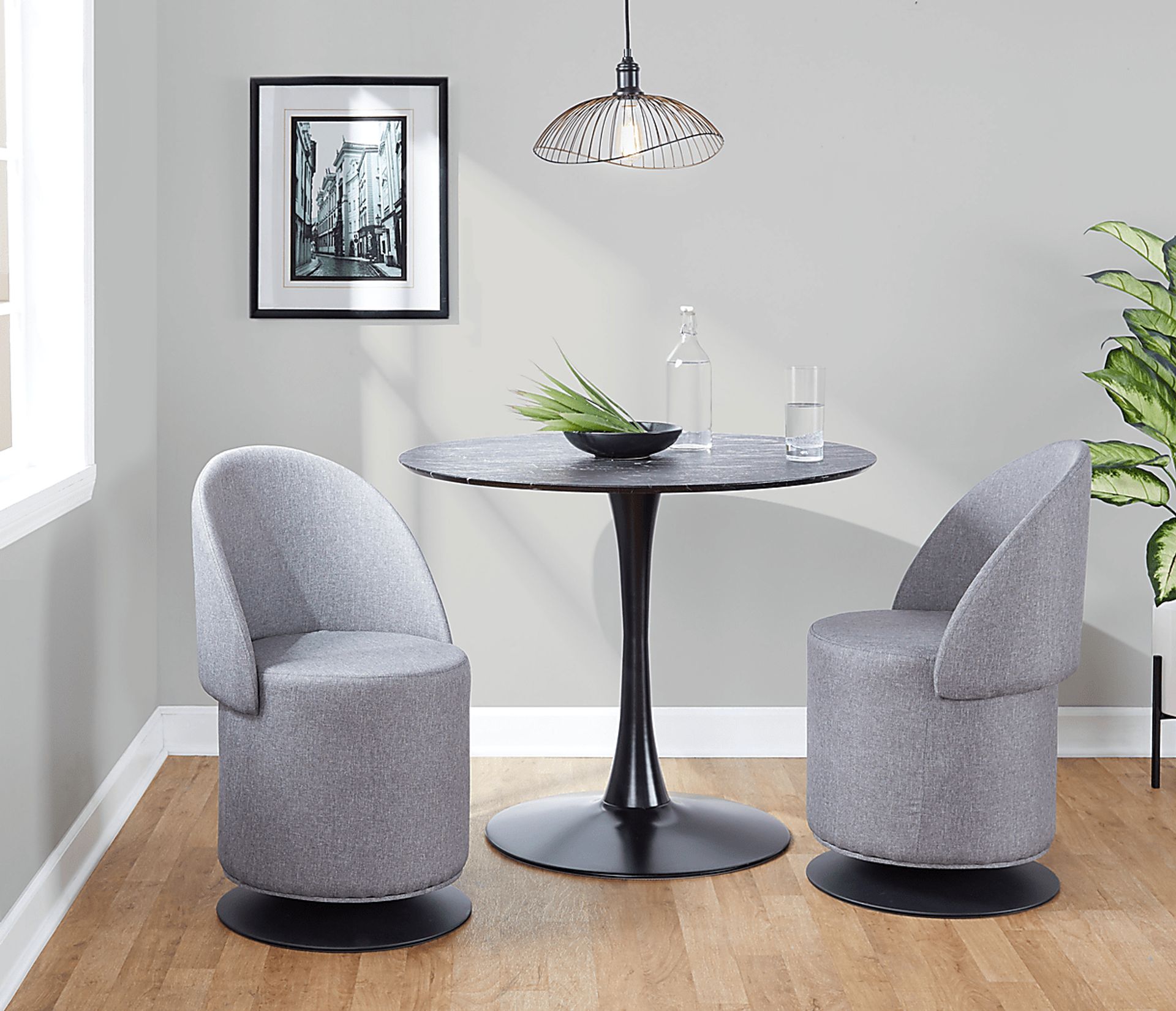 Fairington Gray Swivel Accent Chair - Image 11