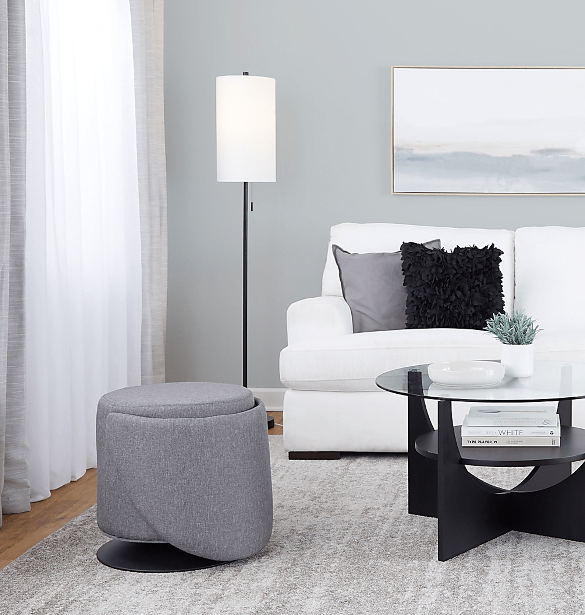 Fairington Gray Swivel Accent Chair - Image 17