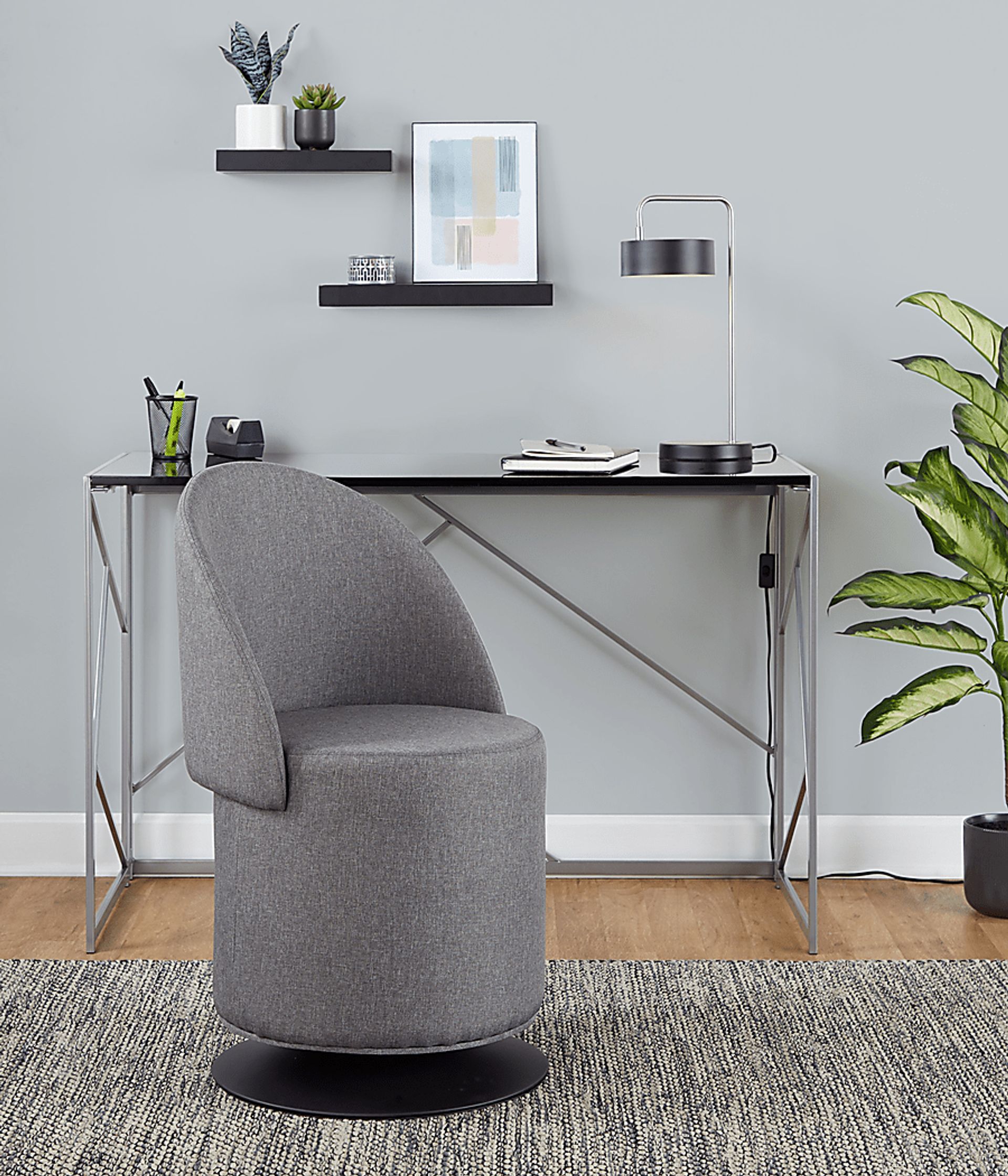 Fairington Gray Swivel Accent Chair - Image 2