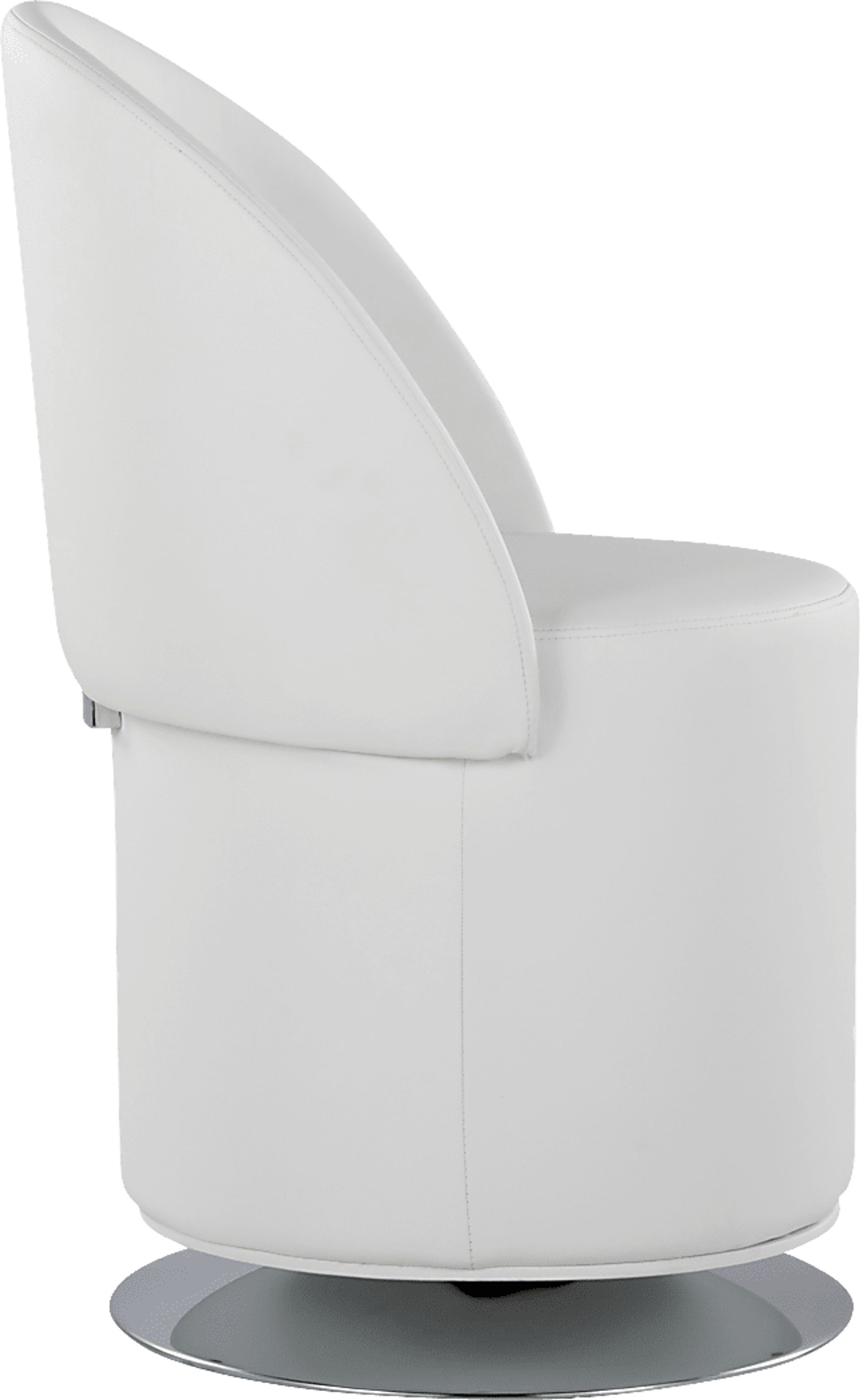Fairington White Swivel Accent Chair - Image 3