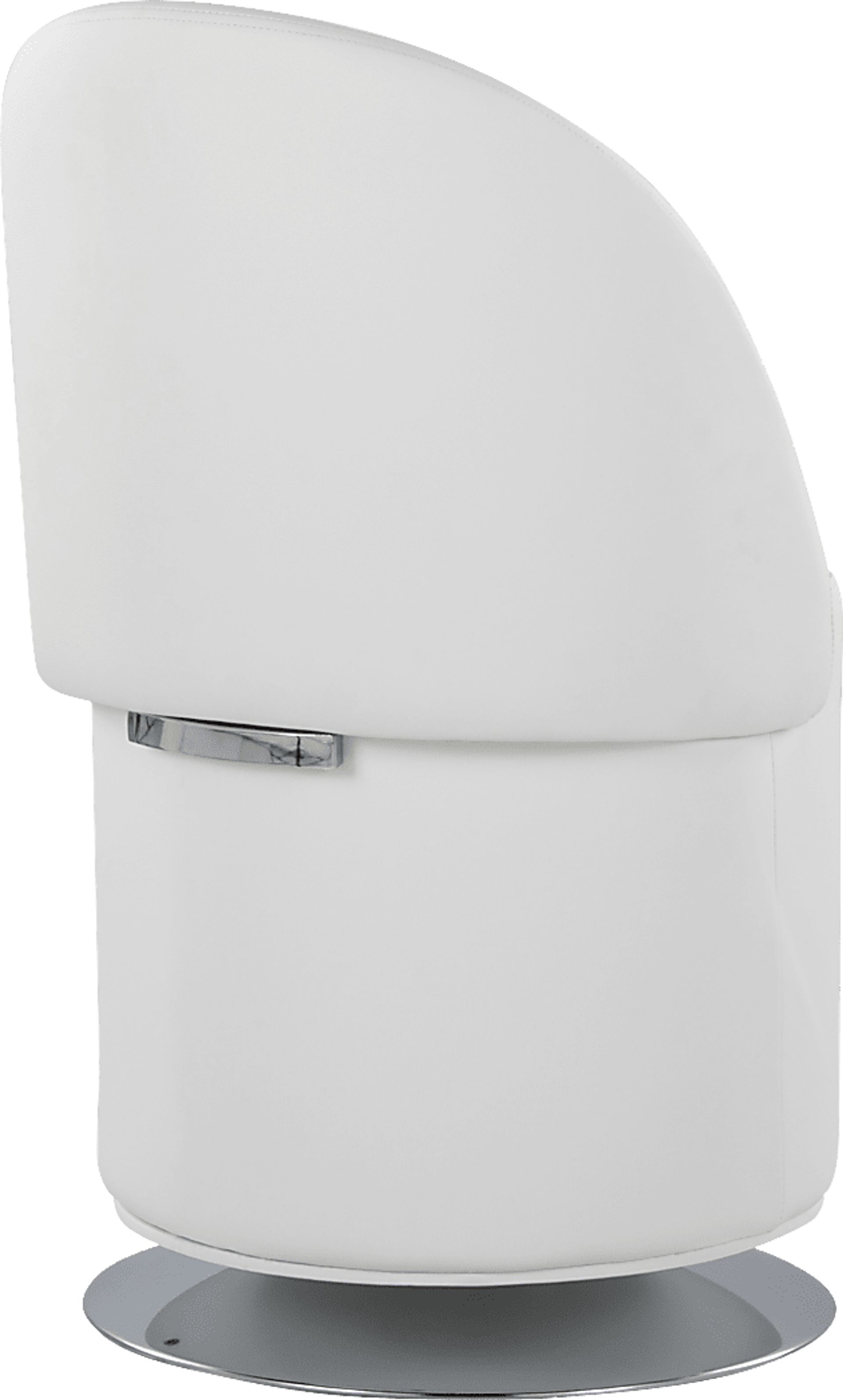 Fairington White Swivel Accent Chair - Image 4