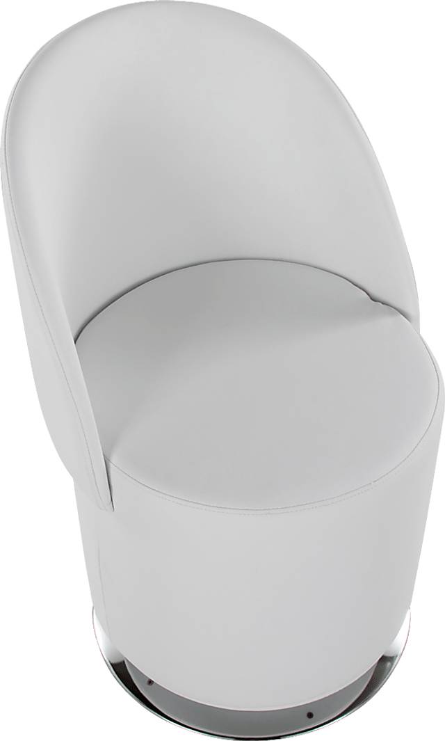Fairington White Swivel Accent Chair - Thumbnail - Image 7
