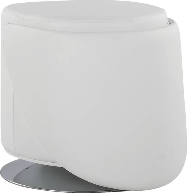 Fairington White Swivel Accent Chair - Thumbnail - Image 9