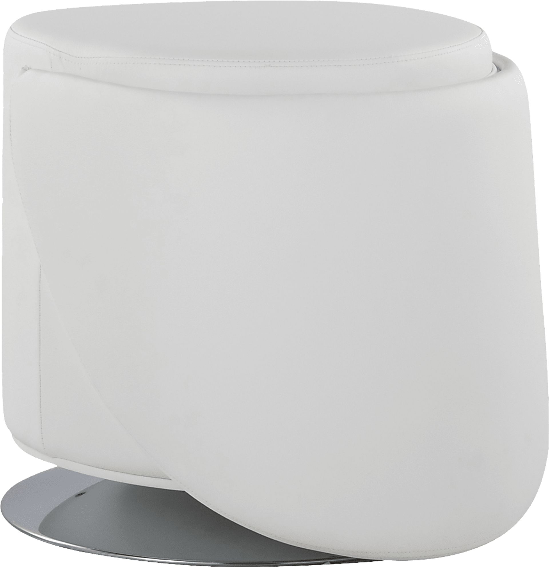Fairington White Swivel Accent Chair - Image 9