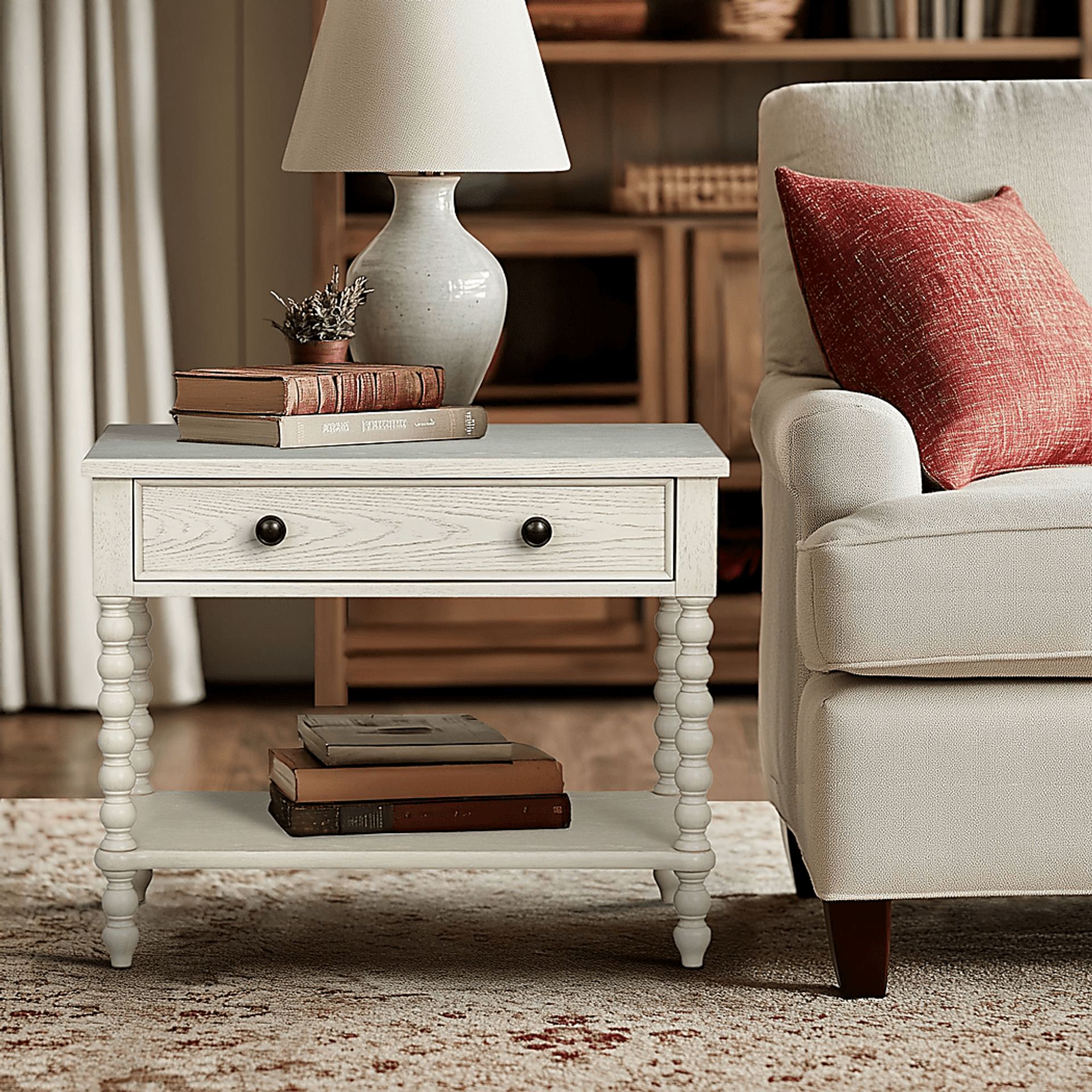 Fairiprises Cream Nightstand - Image 3