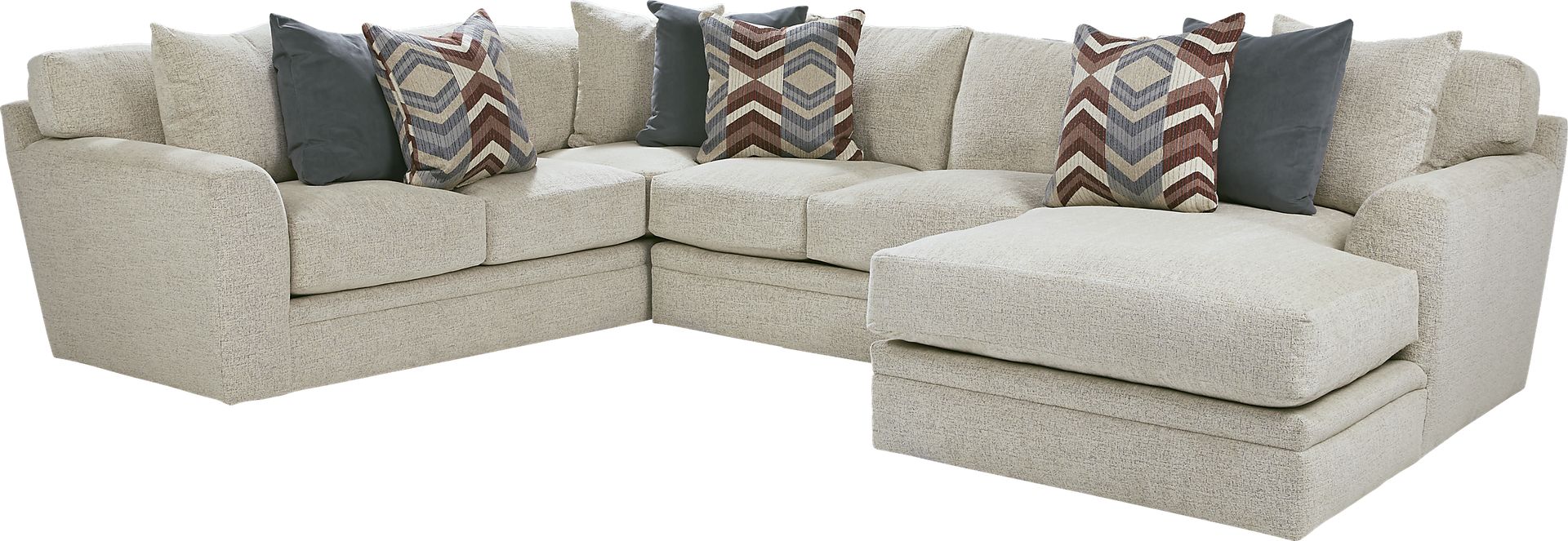 Fairleigh Linen 3 Pc Sectional - Image 1