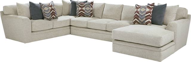 Fairleigh Linen 3 Pc XL Sectional - Thumbnail - Image 1