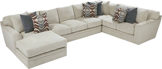 Fairleigh Linen 3 Pc XL Sectional - Thumbnail - Image 2