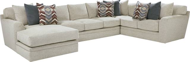Fairleigh Linen 3 Pc XL Sectional - Thumbnail - Image 1