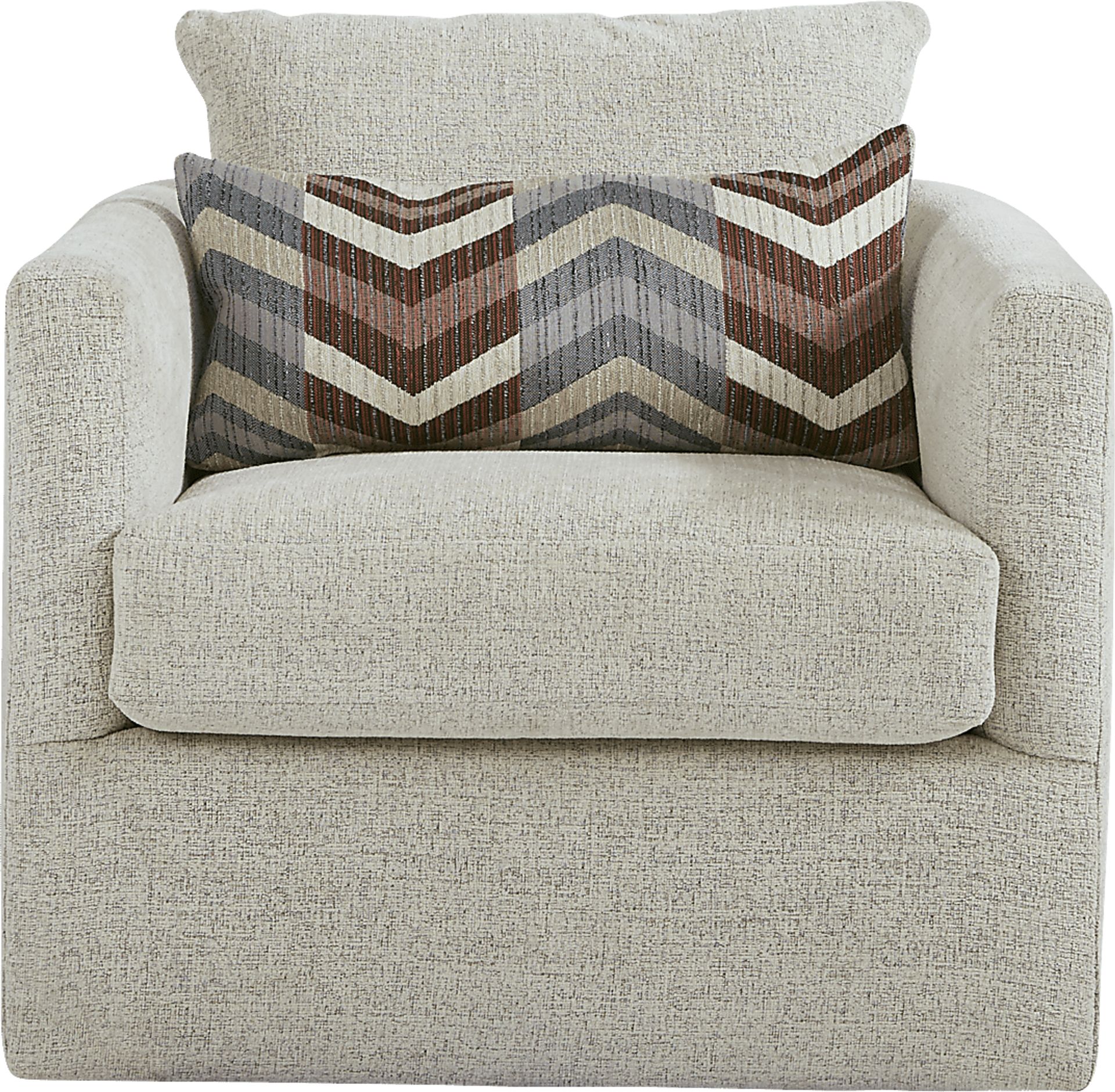 Fairleigh Linen Swivel Chair - Image 2