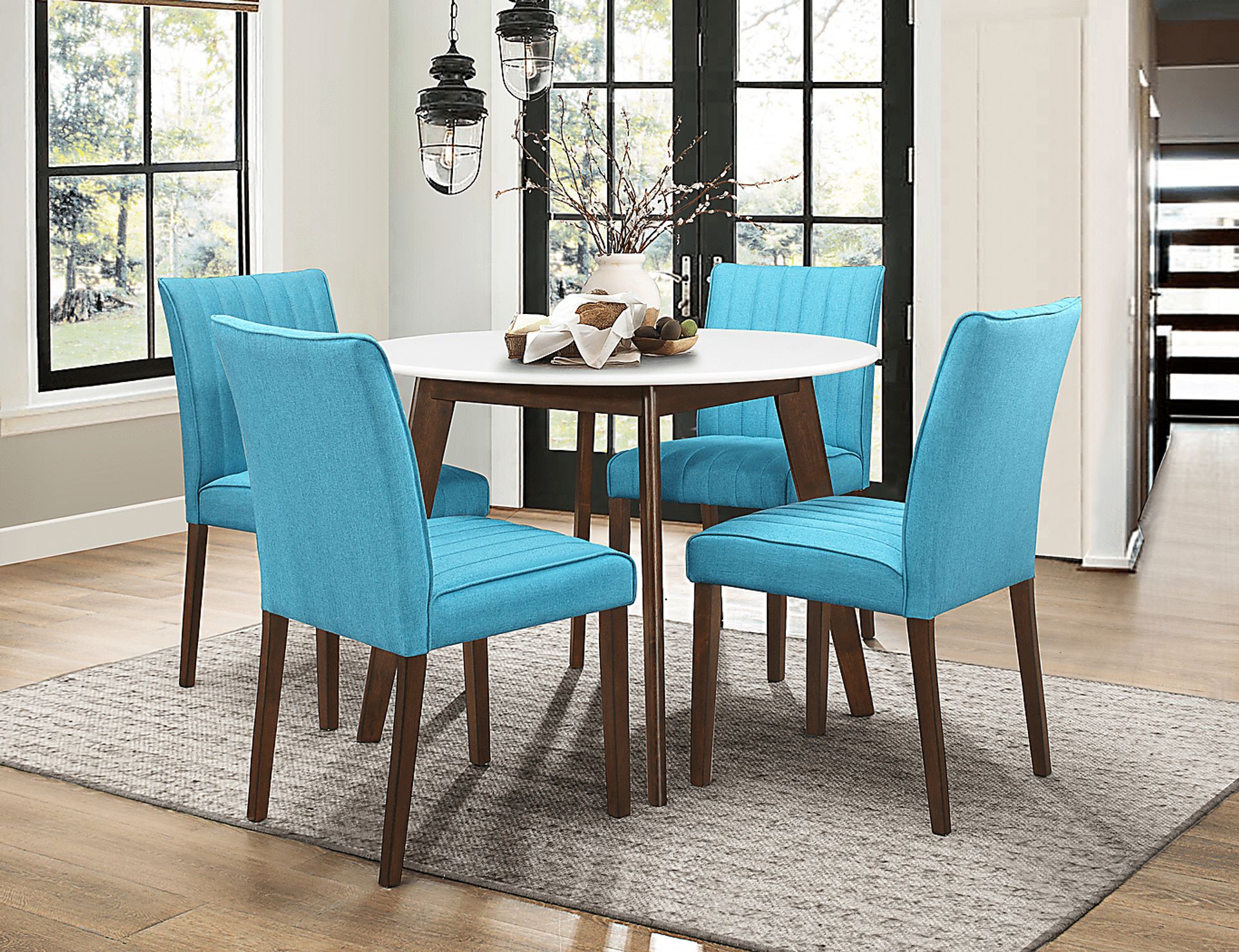 Fairlinks Aqua Set of 2 Side Chair - Image 2