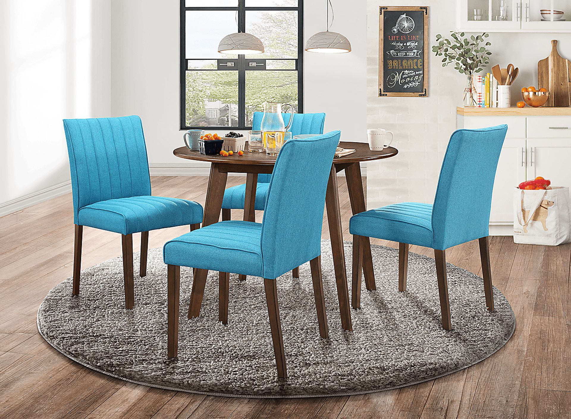 Fairlinks Aqua Set of 2 Side Chair - Image 5
