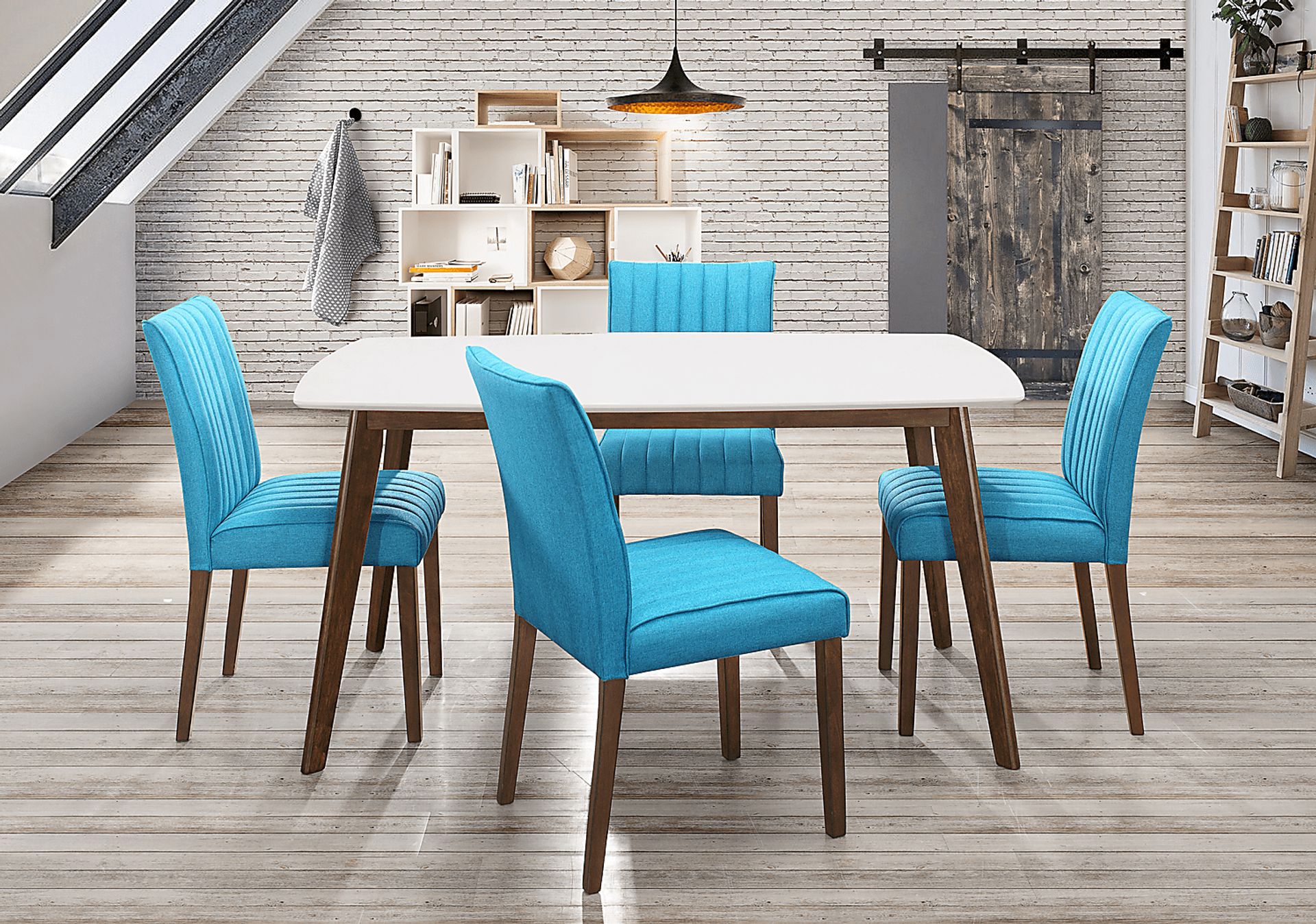 Fairlinks Aqua Set of 2 Side Chair - Image 7