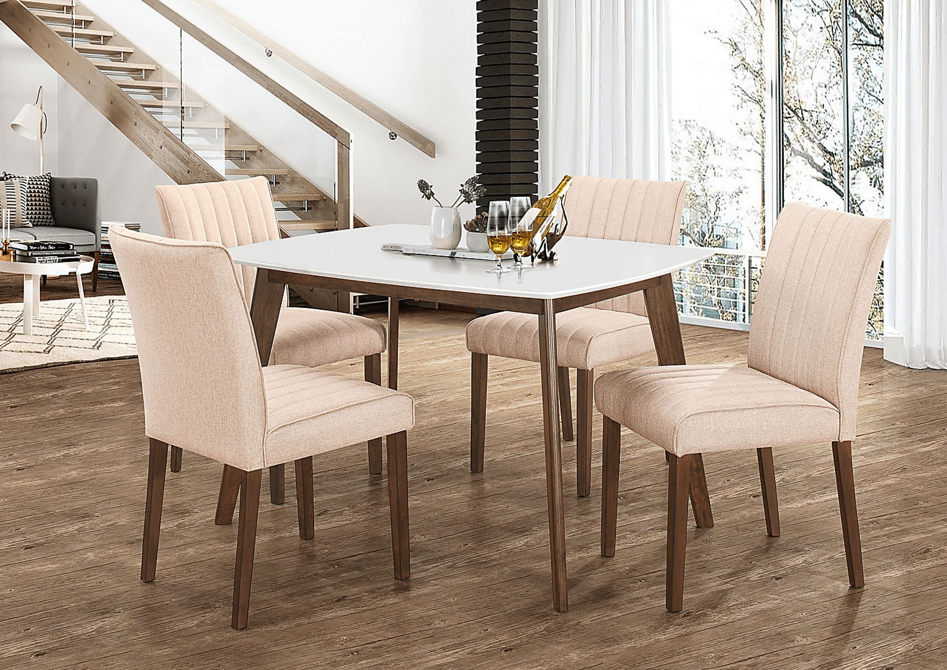 Fairlinks Beige Set of 2 Side Chairs - Image 6