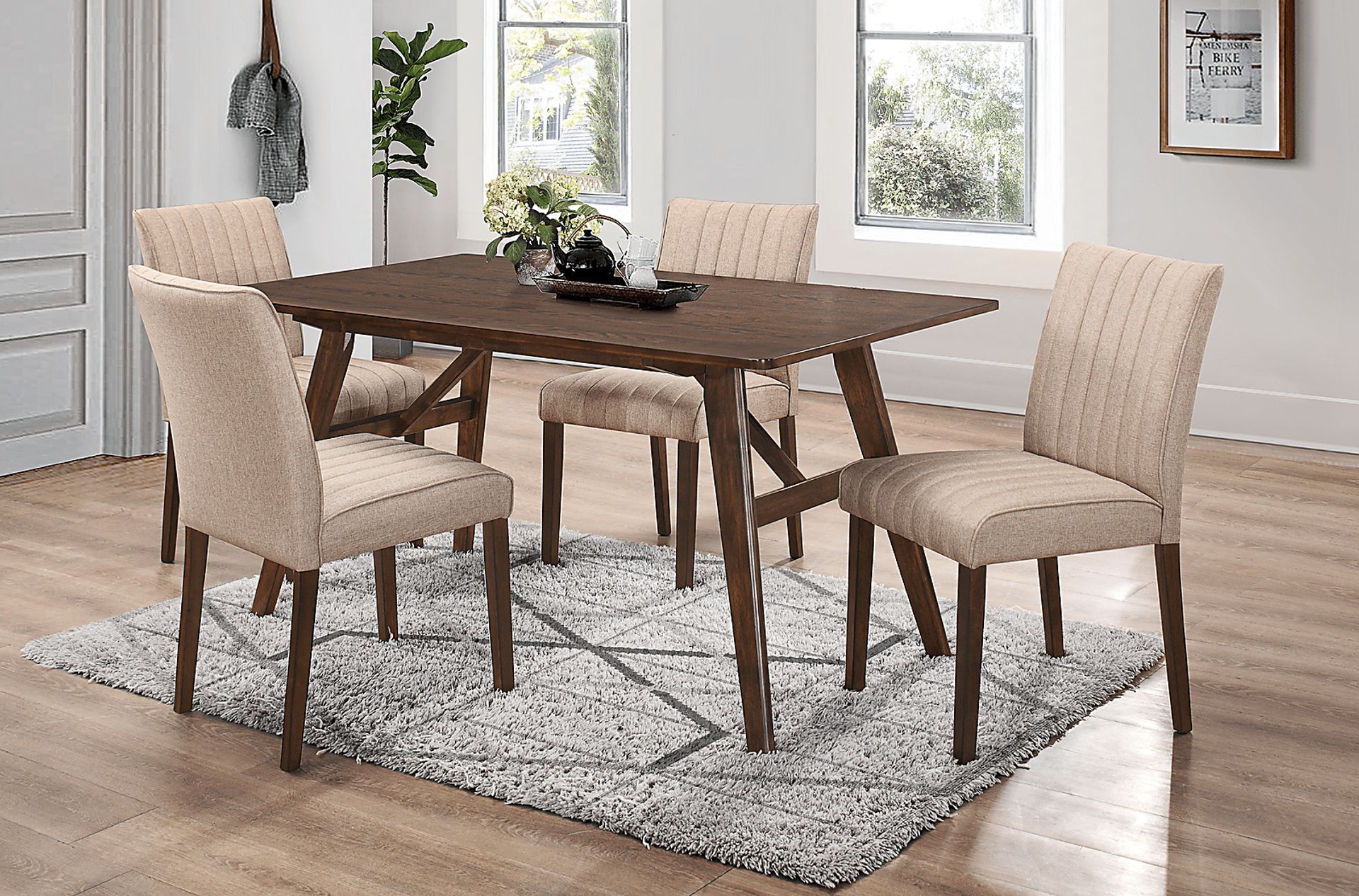 Fairlinks Brown Set of 2 Side Chairs - Image 2