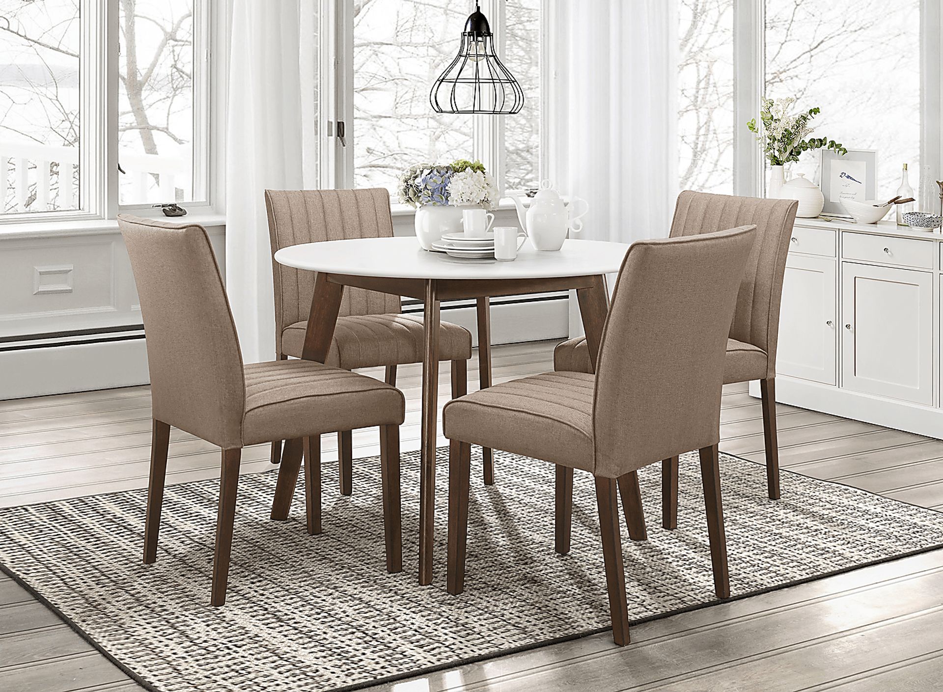 Fairlinks Brown Set of 2 Side Chairs - Image 5