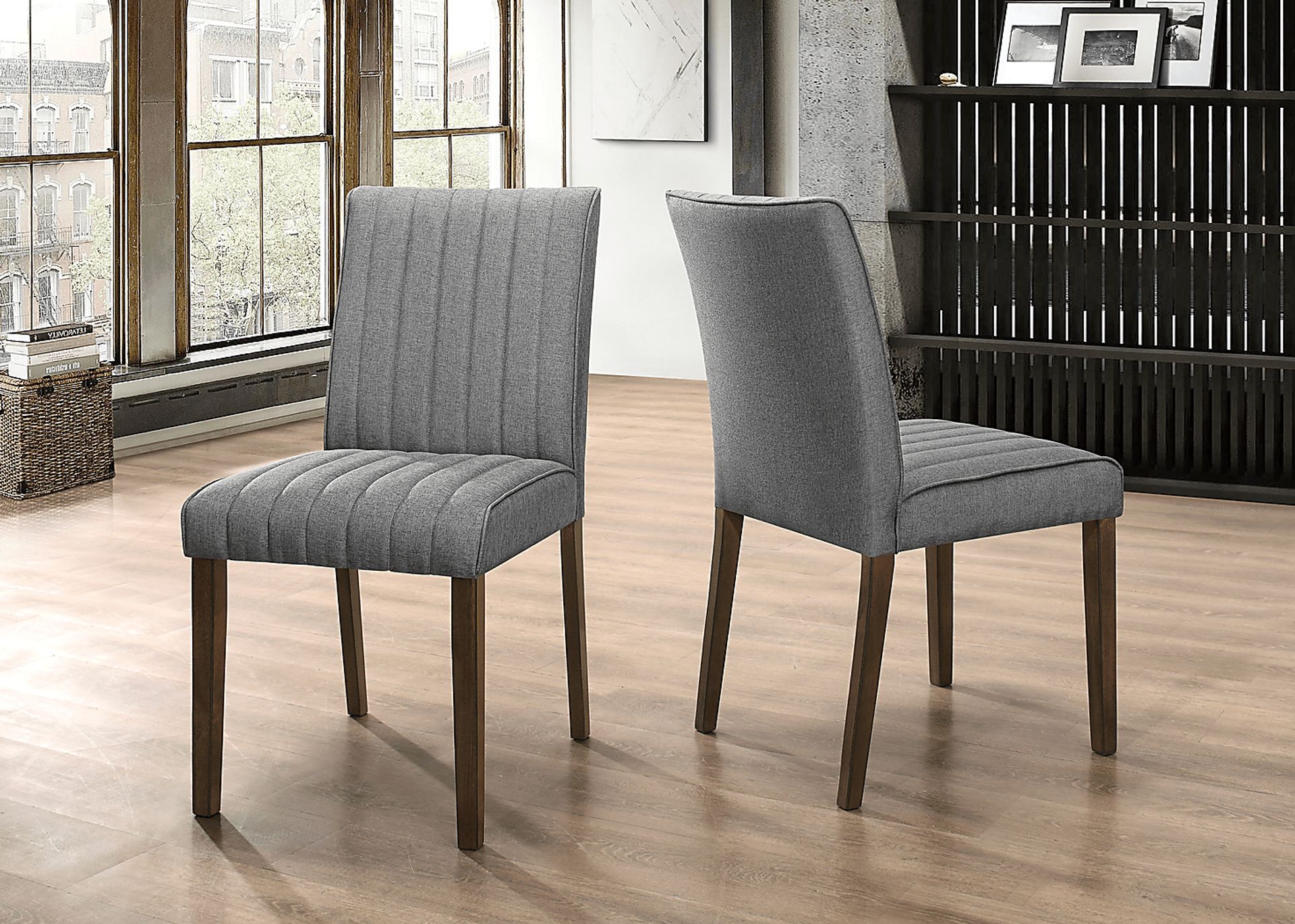 Fairlinks Gray Set of 2 Side Chairs - Image 3