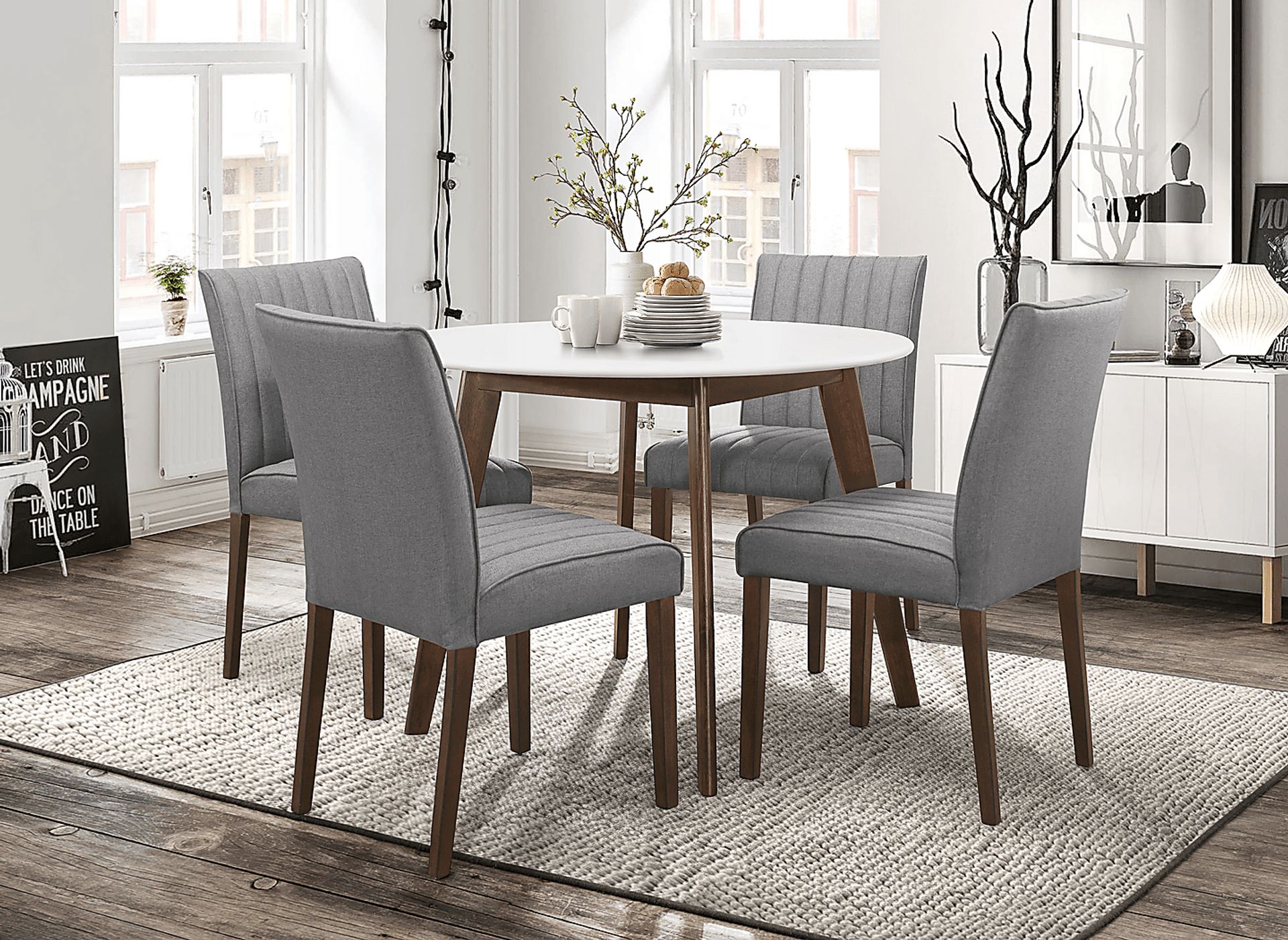 Fairlinks Gray Set of 2 Side Chairs - Image 4