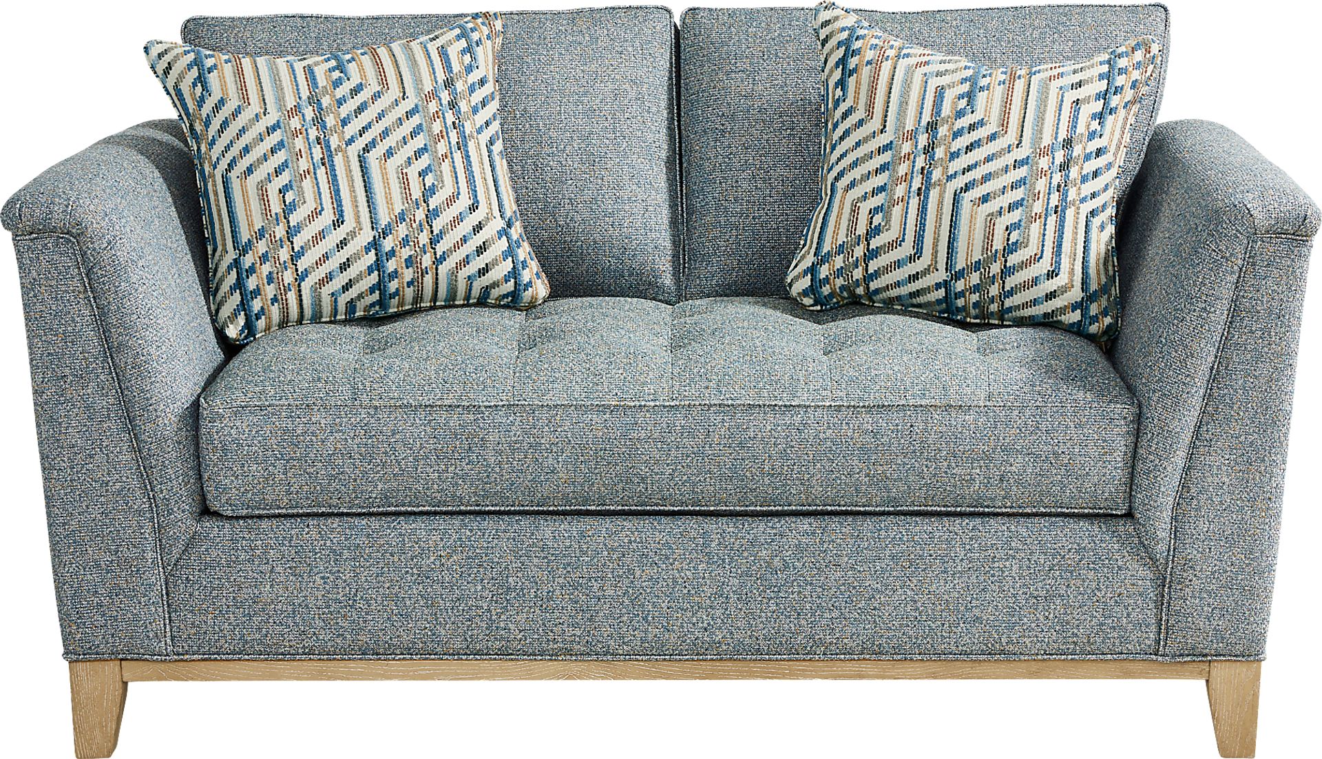 Fairmont Blue Loveseat - Image 1