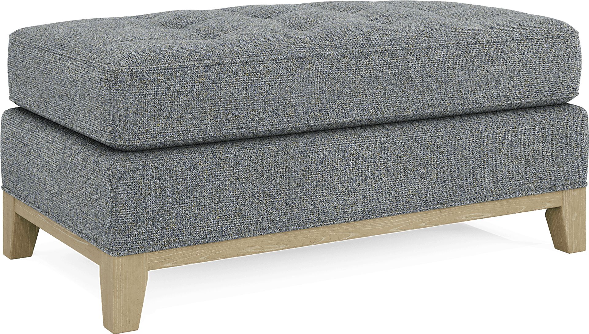 Fairmont Blue Ottoman - Image 1