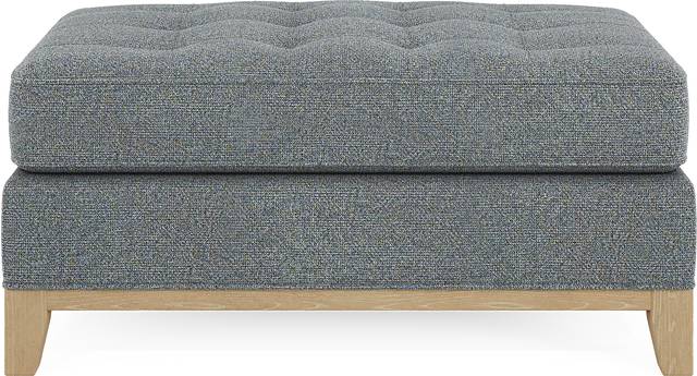 Fairmont Blue Ottoman - Thumbnail - Image 1