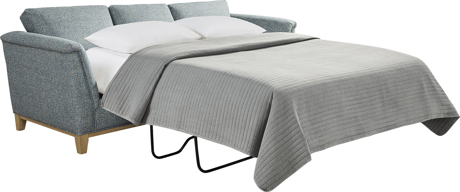 Fairmont Blue Sleeper Sofa - Image 2