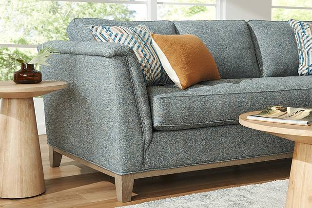 Fairmont Blue Sleeper Sofa - Thumbnail - Image 3