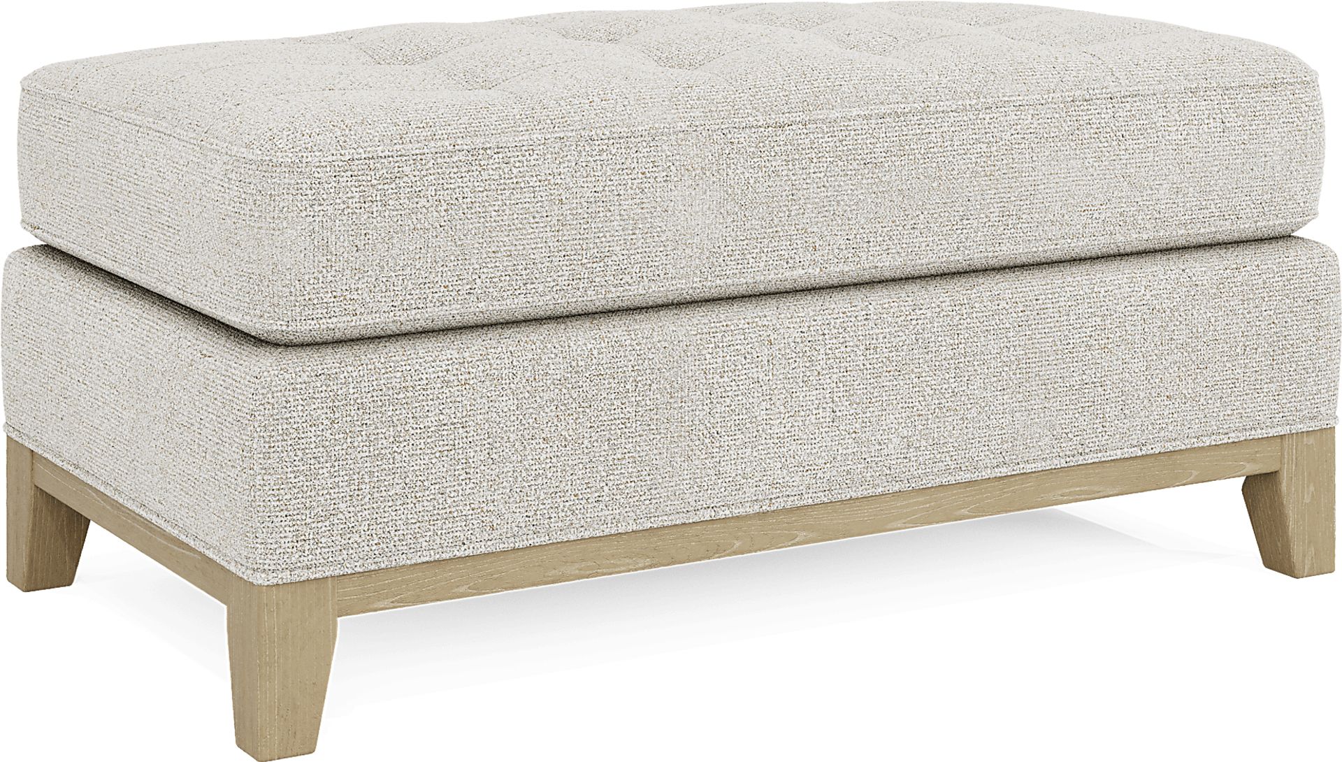Fairmont Oyster Ottoman - Image 1