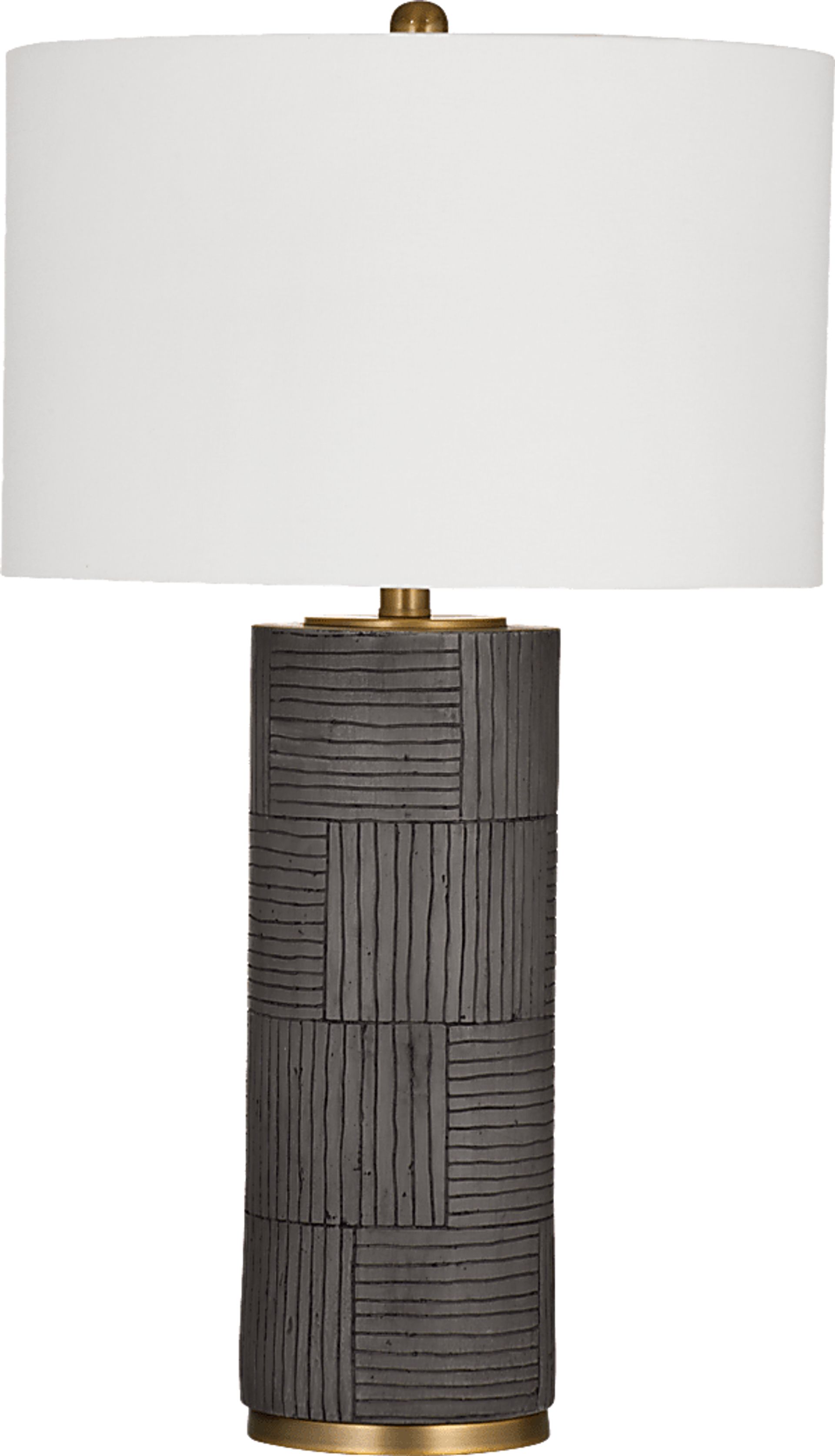 Fairoaks Hills Gray Lamp - Image 1