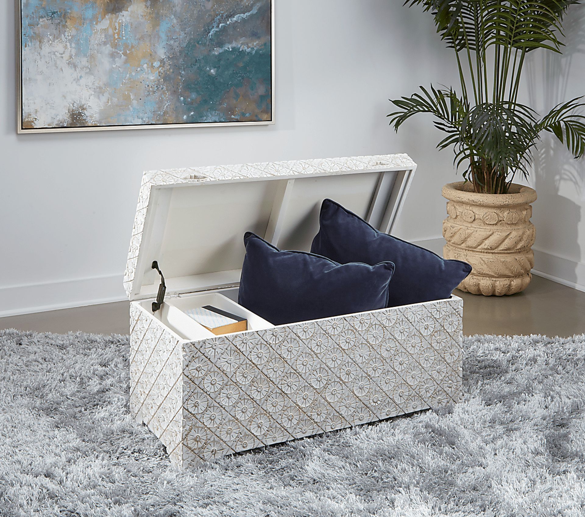 Fairplex White Storage Table - Image 7