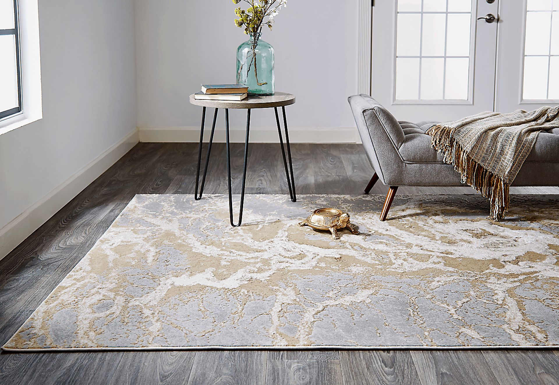 Fairsea Ivory 6'7 x 9'6 Rug - Image 7