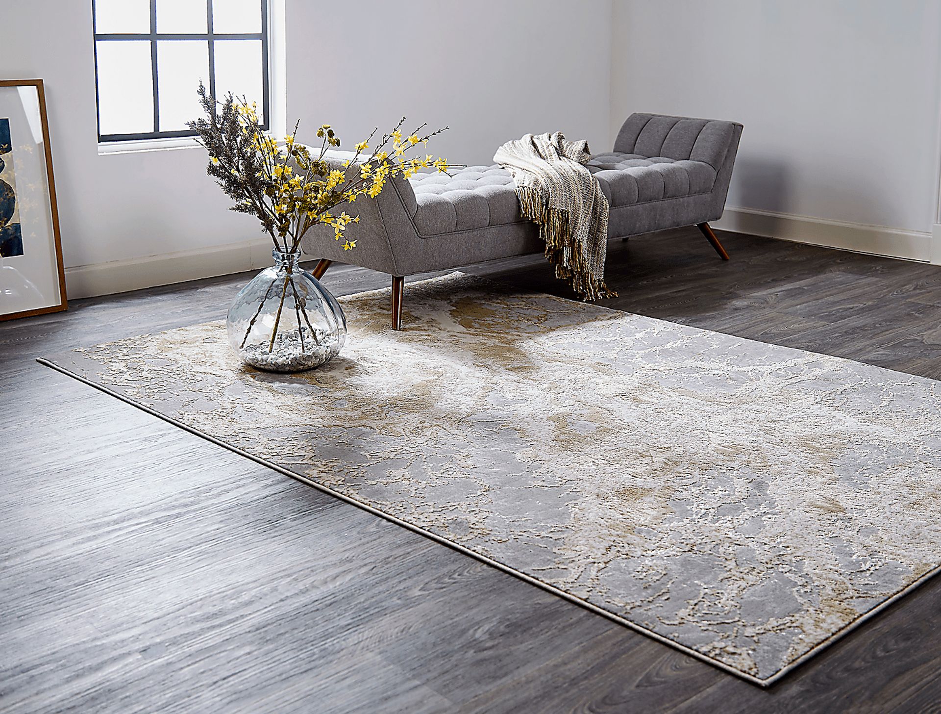 Fairsea Ivory 6'7 x 9'6 Rug - Image 8
