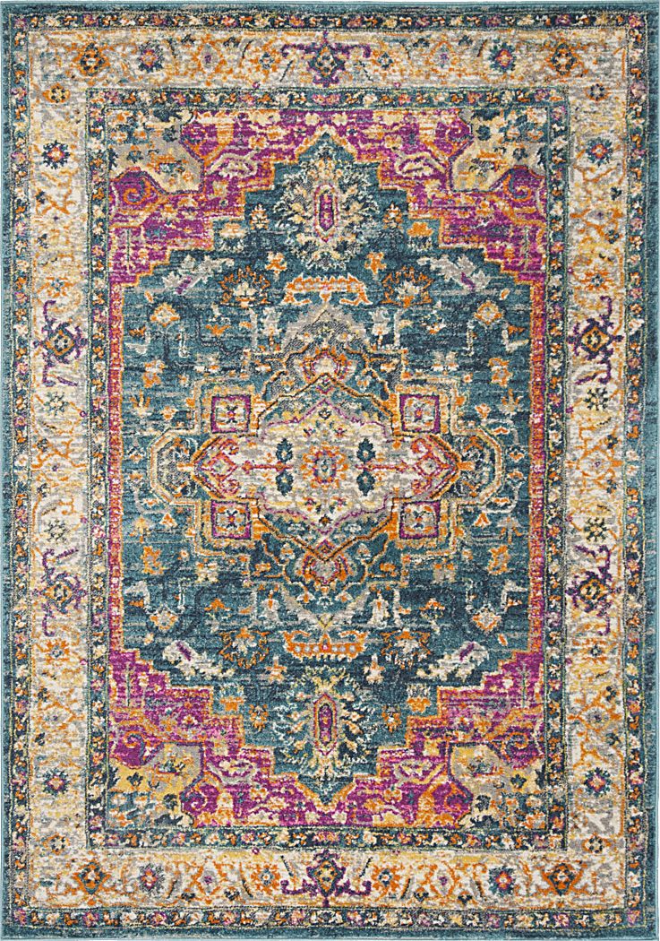 Fairview Spring Blue 8' x 10' Rug