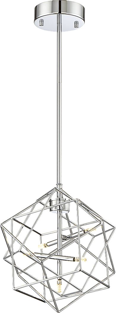 Fairway Fields Chrome Pendant