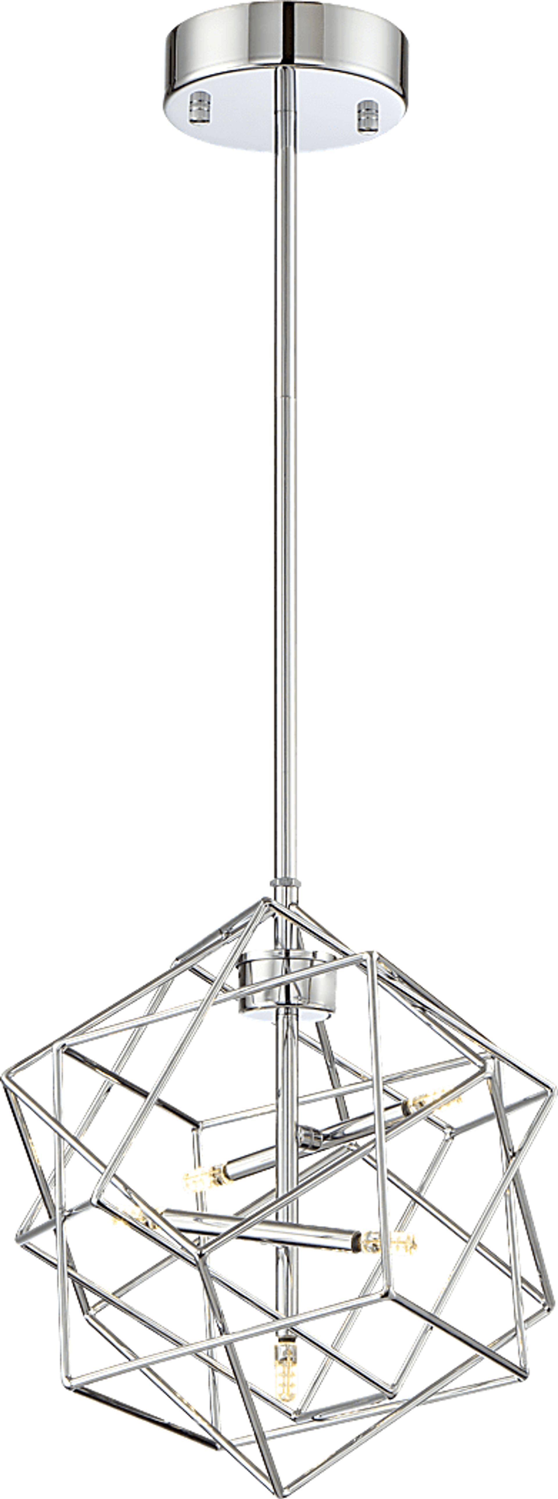Fairway Fields Chrome Pendant - Image 1