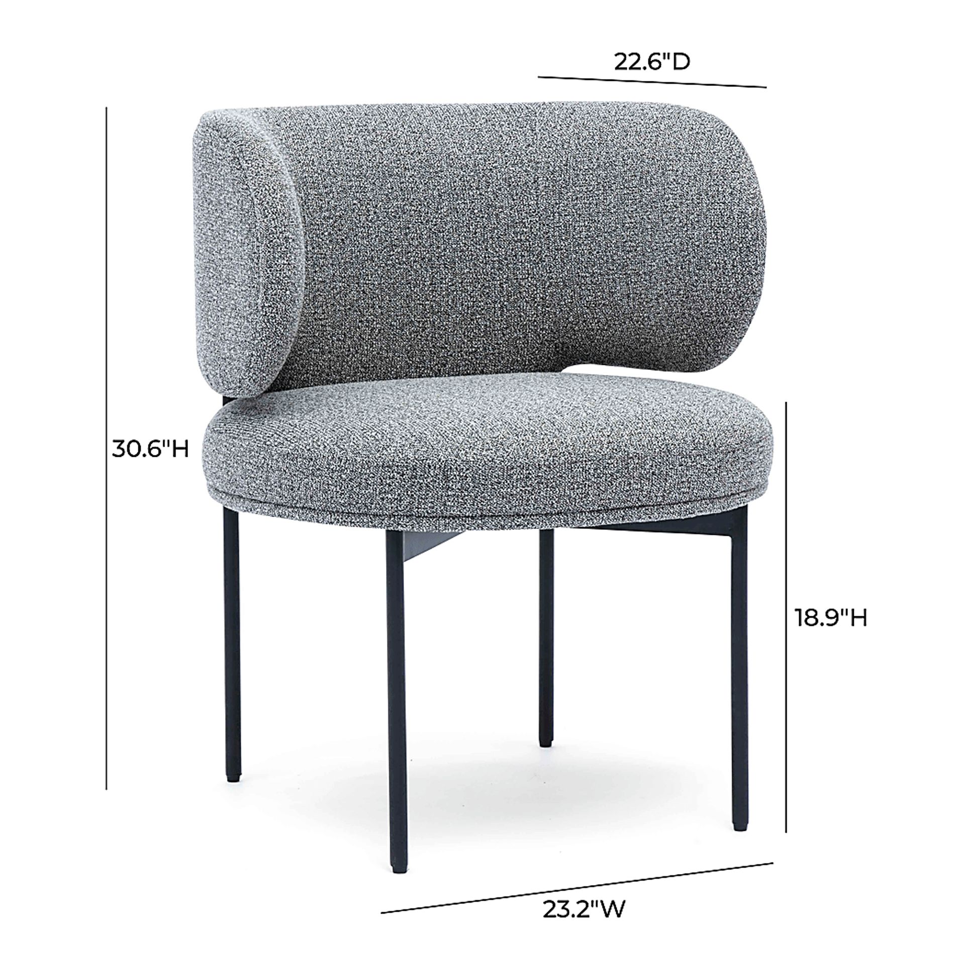 Fairyhive Gray Dining Chair - Image 4