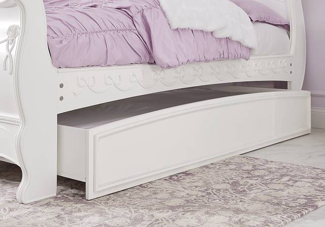 Disney Princess Fairytale White Twin Storage Trundle - Thumbnail - Image 2