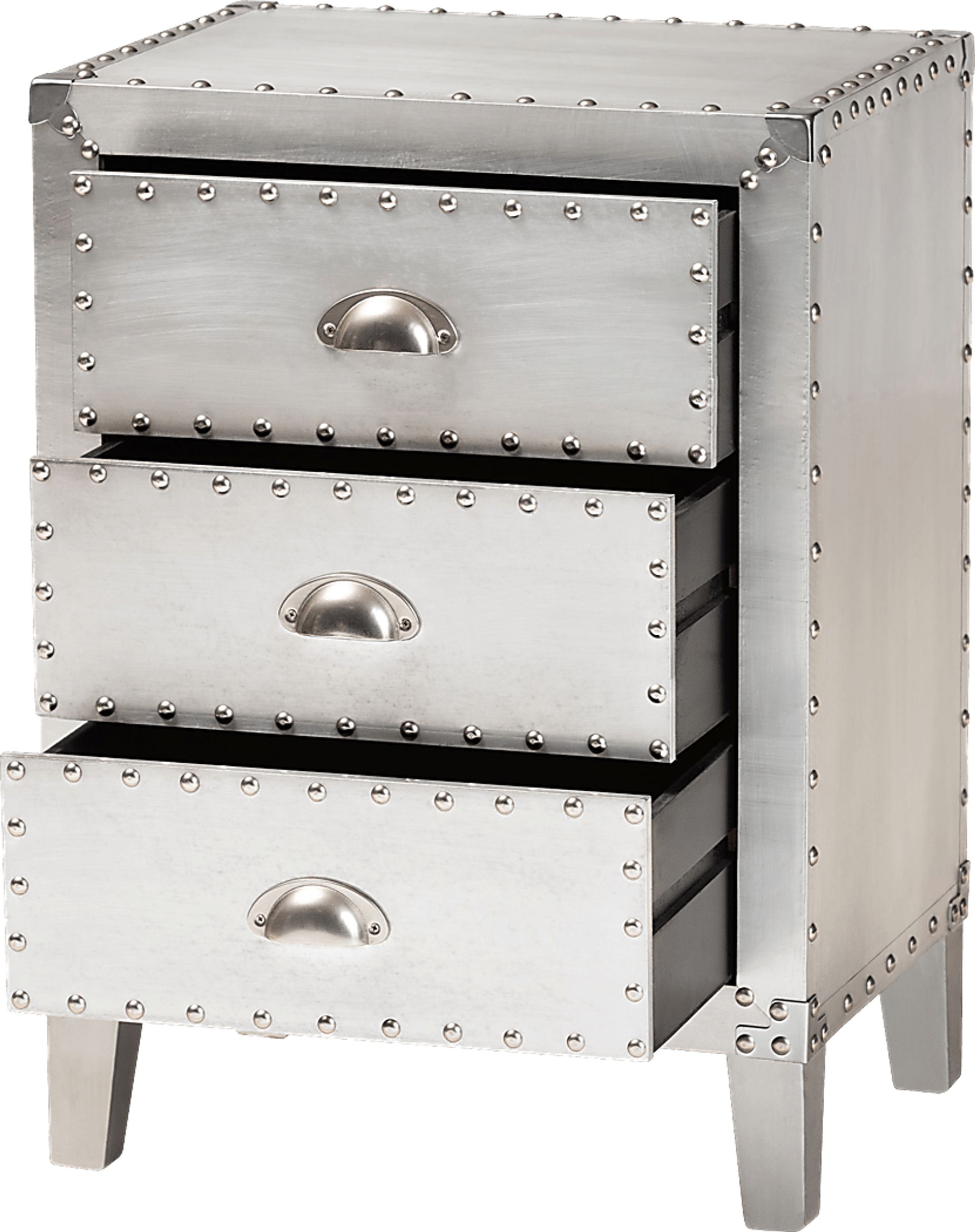 Faison Silver Accent Cabinet - Image 2