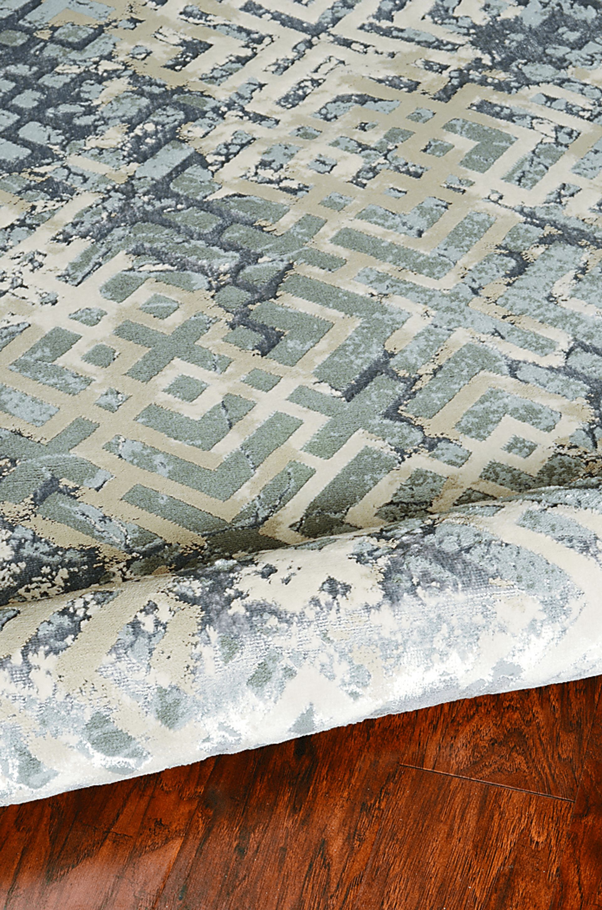 Faldosa Sand/Silver 7'10 x 10'10 Rug - Image 5