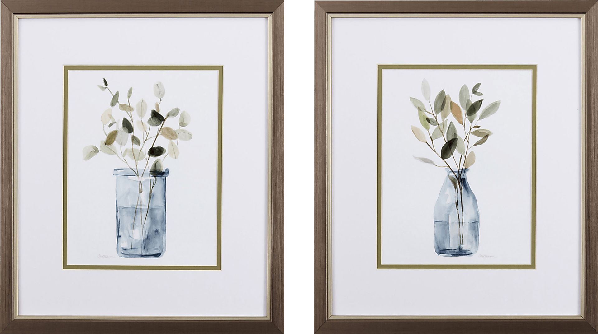 Falesco Blue Wall Art Set of 2 - Image 1