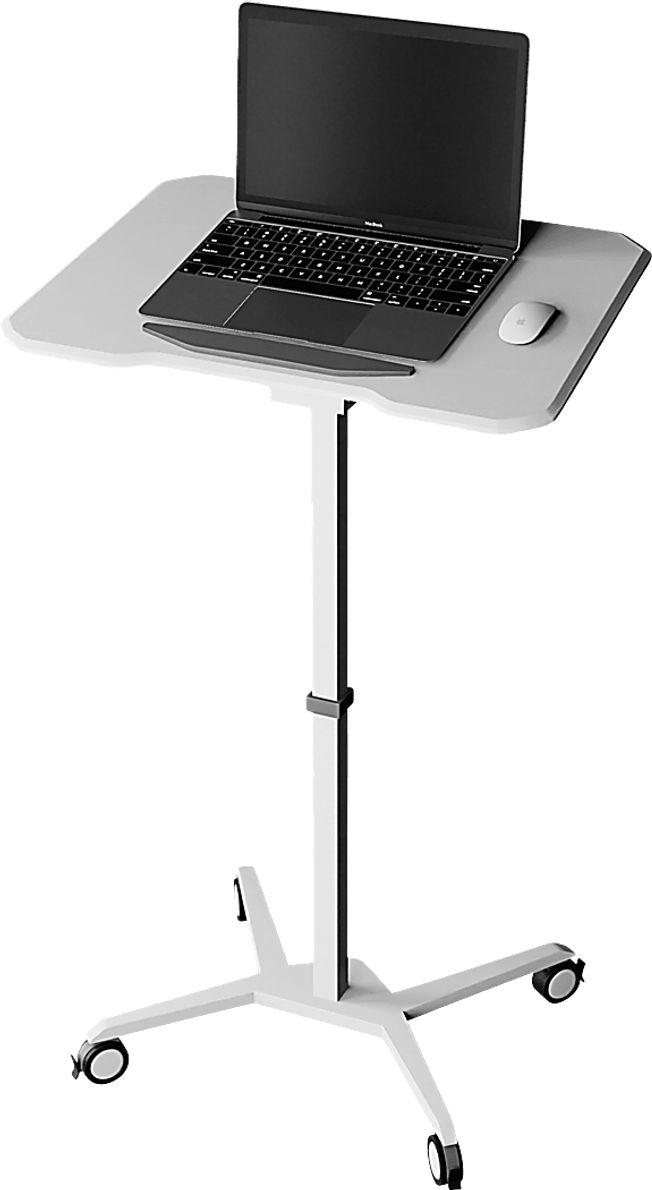 Falindi White Adjustable Desk