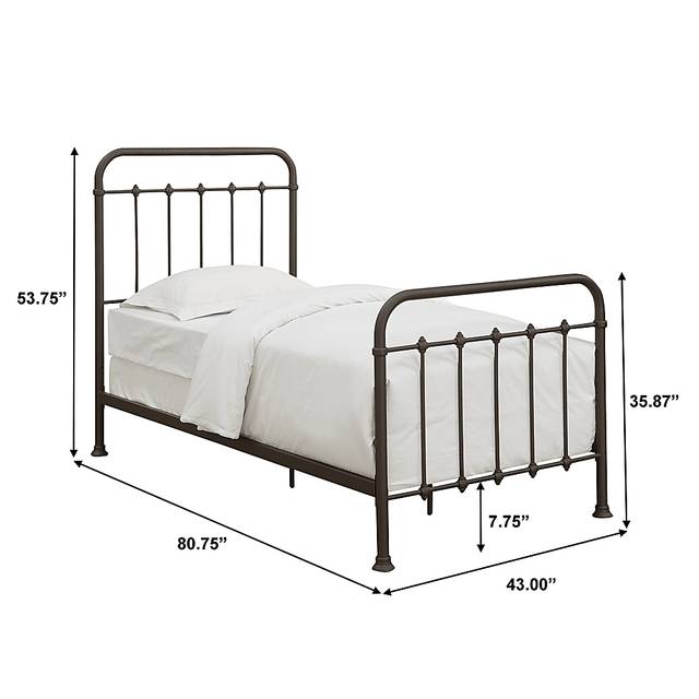 Falkenburg Brown Twin Bed - Thumbnail - Image 9