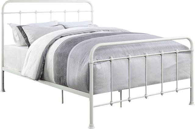 Falkenburg White Queen Bed - Thumbnail - Image 1