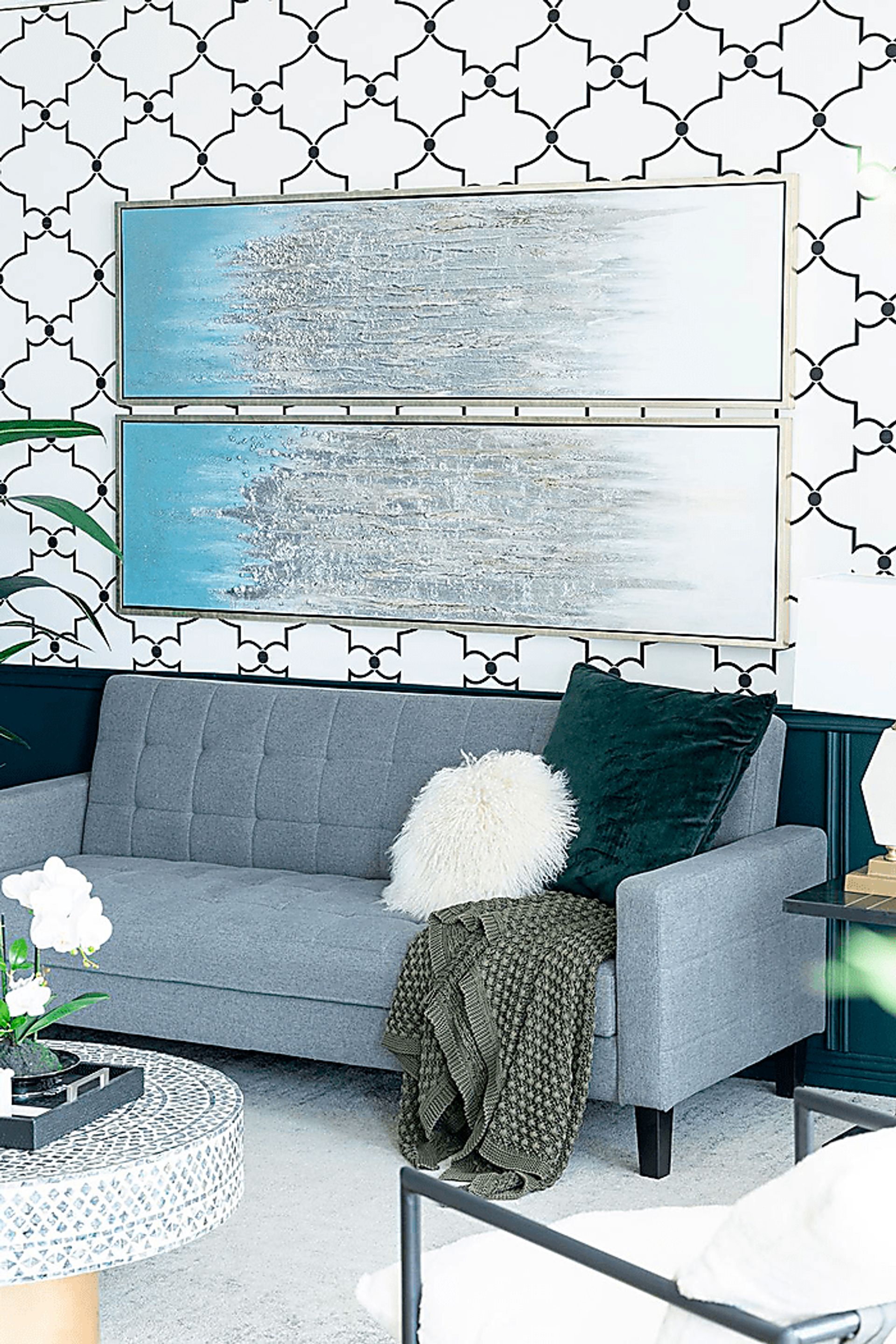 Falkirk Blue Artwork, Set of 2 - Image 18